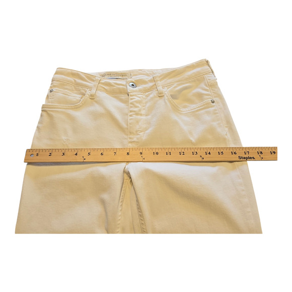 Pilcro and the Letterpress Jeans Womens 28 White High Rise Bootcut Casual Grunge - Picture 11 of 15